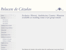 Tablet Screenshot of cazulas.com